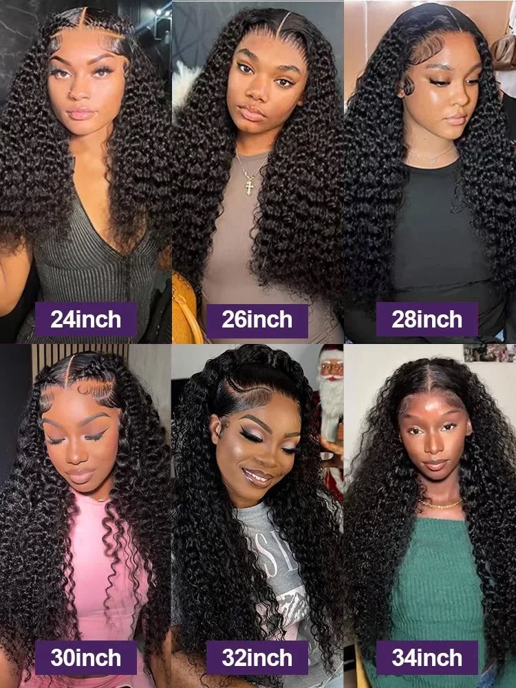 28 30 32Inches Deep Wave Human Hair Bundles Brazilian Remy Unprocessed Weaving Curly Human Hair Bundles 1 2 3 4 Extensions Deals