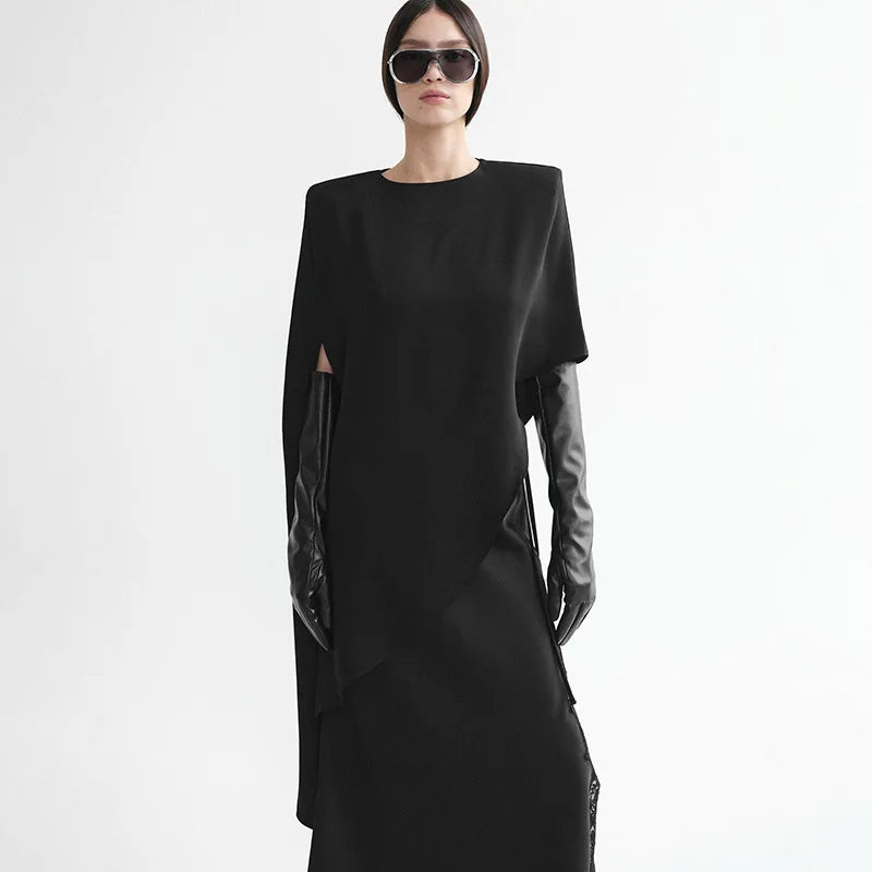 Tossy Fashion White Satin Tank Top For Women Short Sleeve Loose Solid Elegant Commute Autumn 2025 Clothes Female Tanks Tee Top