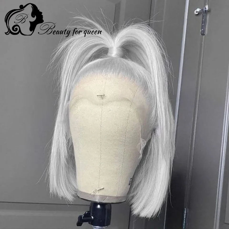 Honey Blonde #60 Short Bob Glueless HD Lace Front Wig - Pre-Plucked 180% Density
