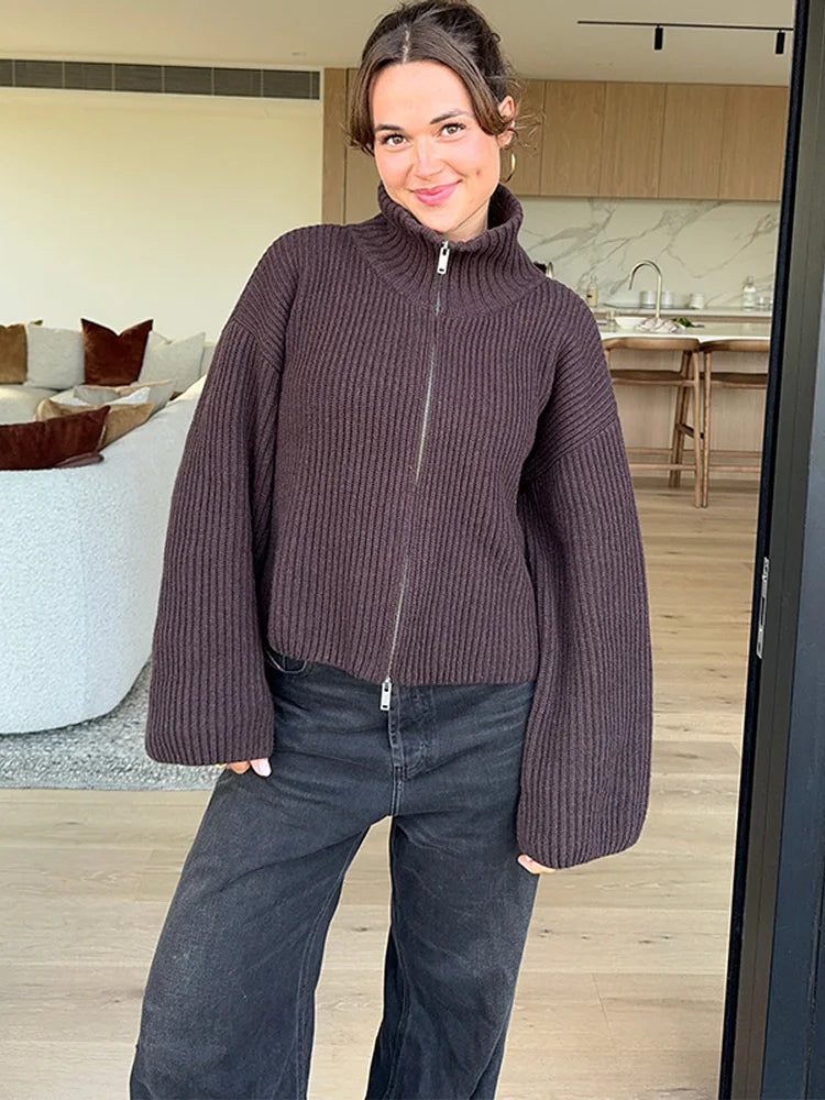 Women's Sweater Knitwear Striped Pullover Pulls Femmes Color Block Blouse O-neck Long Sleeve Loose Knit Sweater 2026 Spring Wear