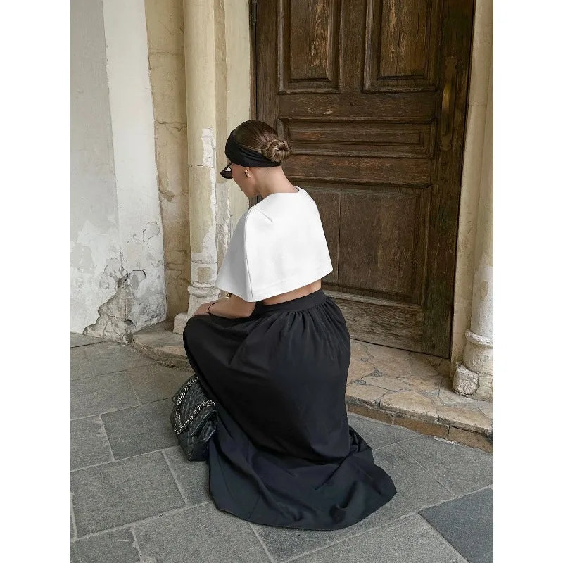 Tossy Summer Fashion Tanks Cover up For Women Patchwork Commute Cardigan Cropped Top Clothes Female Elegant Solid Y2k Vest Top