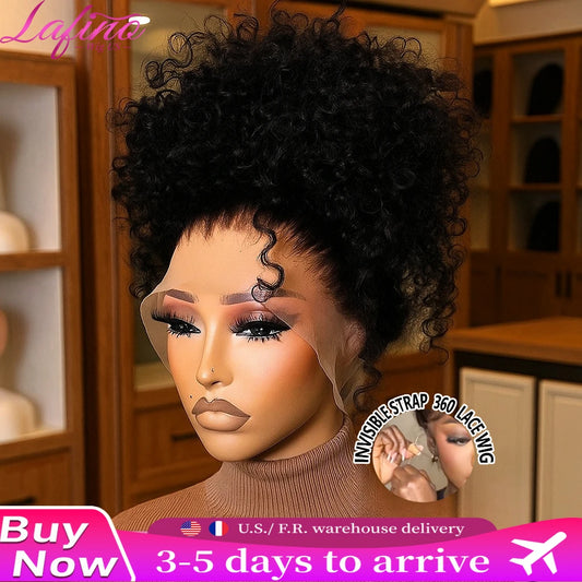360 Full Lace Wig Invisible Drawstring Deep Wave Frontal Wig Curly Human Hair Wigs 250 Density Water Wave Lace Frontal Wigs