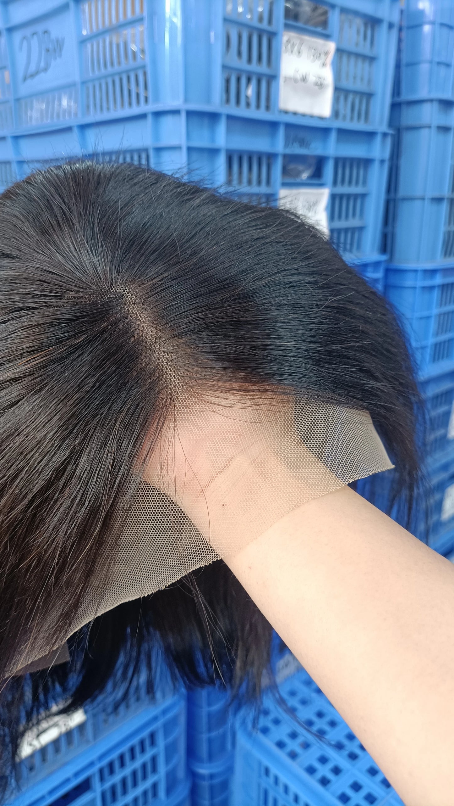 Brazilian Human Hair Bob Wigs Glueless HD Lace Front Wig No Glue Short Bone Straight Lace Frontal Wig Ready to Wear 250 Density