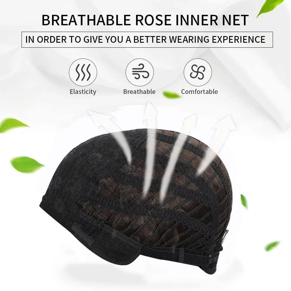 Natural Short Bob Wig with Adjustable Headband – Stylish Synthetic Wig for Women | Lightweight & Tangle-Free