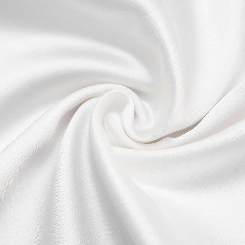 Tossy Fashion White Satin Tank Top For Women Short Sleeve Loose Solid Elegant Commute Autumn 2025 Clothes Female Tanks Tee Top