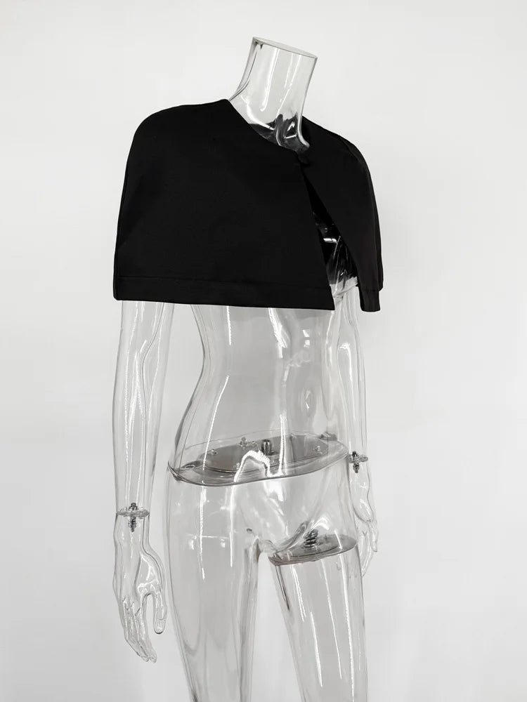 Tossy Summer Fashion Tanks Cover up For Women Patchwork Commute Cardigan Cropped Top Clothes Female Elegant Solid Y2k Vest Top