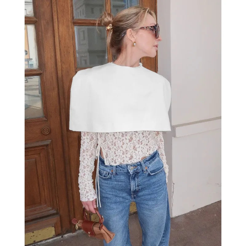 Tossy Summer Fashion Tanks Cover up For Women Patchwork Commute Cardigan Cropped Top Clothes Female Elegant Solid Y2k Vest Top